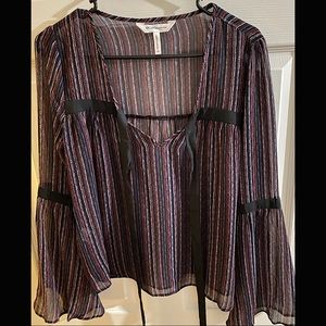 BCBGeneration Sheer Blouse (Size XS)